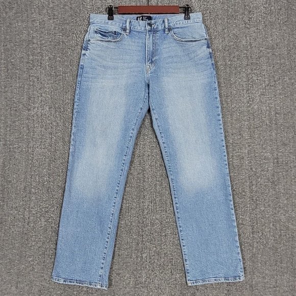 GAP Other - Gap Jeans Mens 32 x 30 Blue Slim Straight Medium Wash Stretch Denim Pants